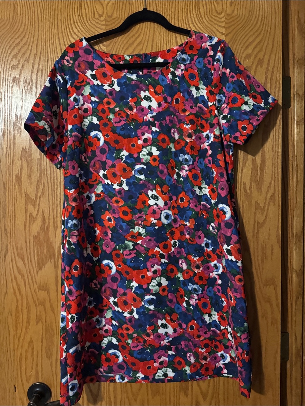 Molly Bracken Red, Purple & Blue Floral Mini Dress